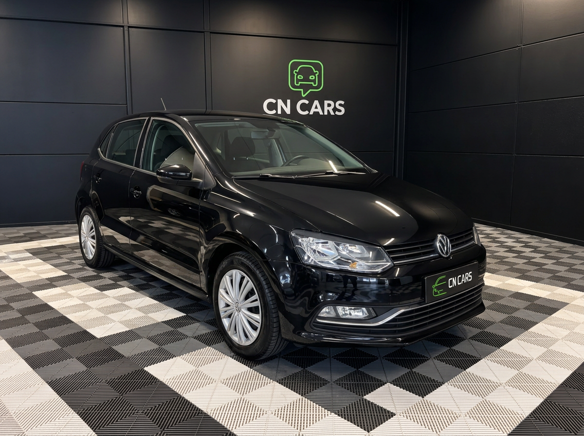Solgt sort VW Polo i CN CARS showroom